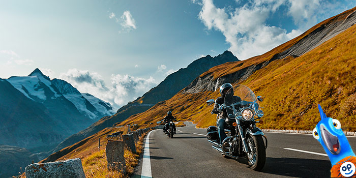 Cestovn pojitn pro motorke