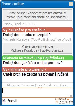 chat - okno