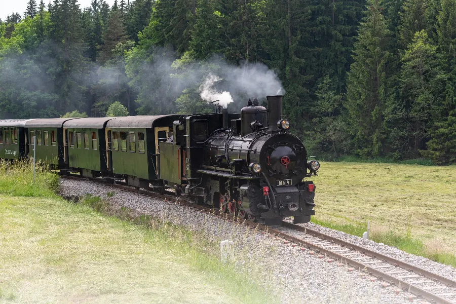 Waldviertelská úzkorozchodná dráha v Rakousku