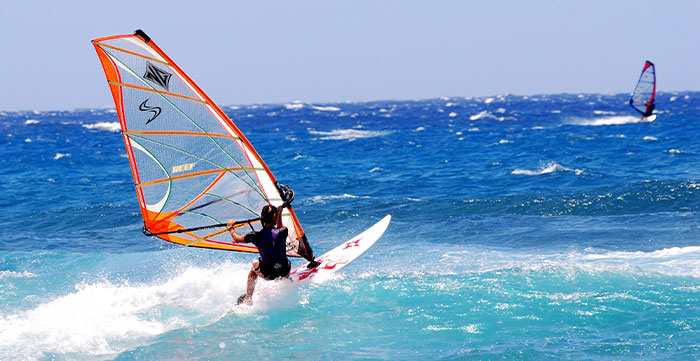 KAnarské ostrovy windsurfing
