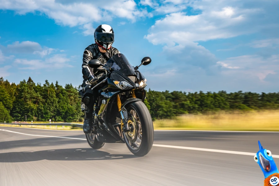 Povinn ruen motocykl